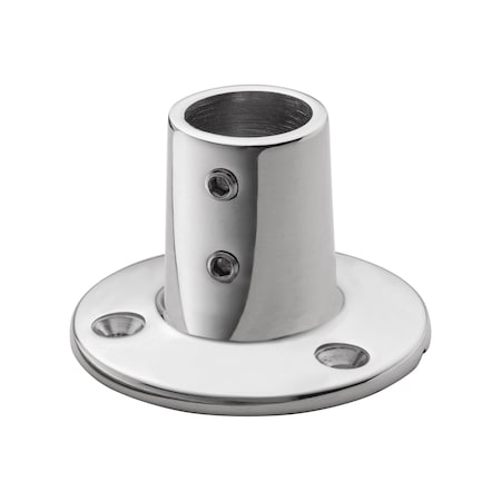 Whitecap Stainless Steel 90 Degree Round Base Rail Fitting 6039C